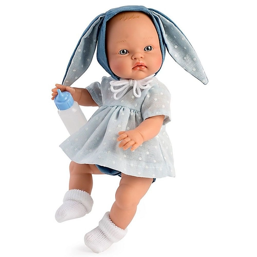 Детска кукла бебе Алекс с шапка на зайче | PAT436