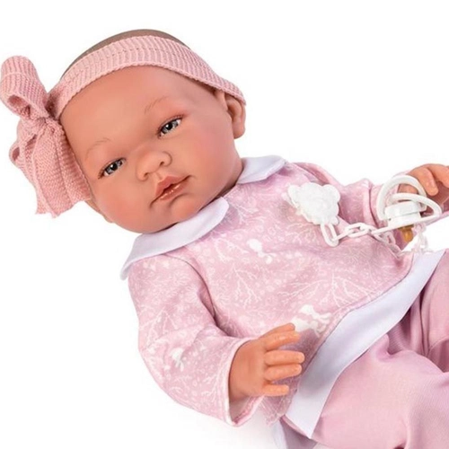 Детска кукла-бебе Мария с розово костюмче | PAT444