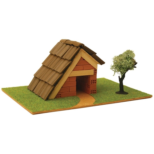 Детски сглобяем модел Къща с истински тухли Комплект за начинаещи 1 | PAT477