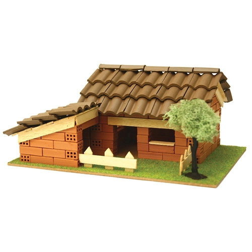 Детски сглобяем модел Къща с истински тухли Комплект за начинаещи 4 | PAT480