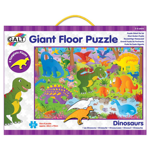 Цветен детски гигантски пъзел за под Динозаври | PAT512