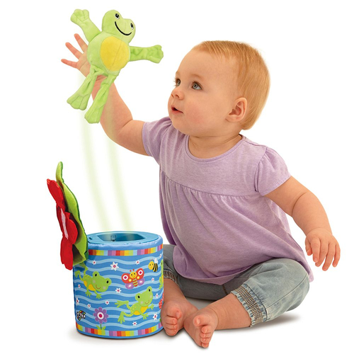Бебешка играчка Изскачаща жабка в кутия | PAT515