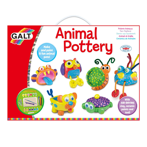 Детски комплект Първи стъпки в грънчарството Цветни животни | PAT522