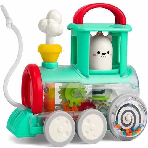 Детска играчка за бутане и дърпане Веселото локомотивче | PAT532