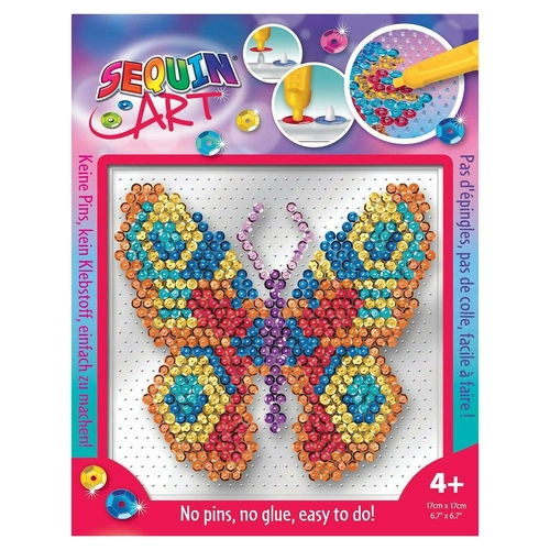 Творчески комплект Изкуство с пайети Пеперуда | PAT619