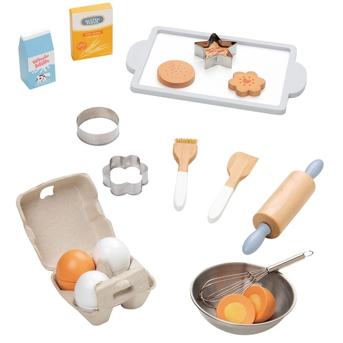 Детски комплект за печене с дървени продукти и аксесоари | PAT665