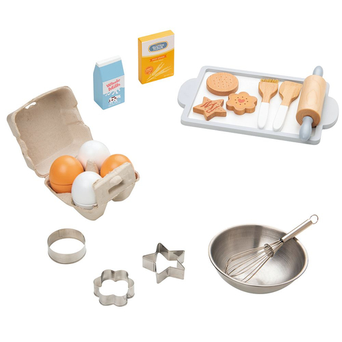 Детски комплект за печене с дървени продукти и аксесоари | PAT665