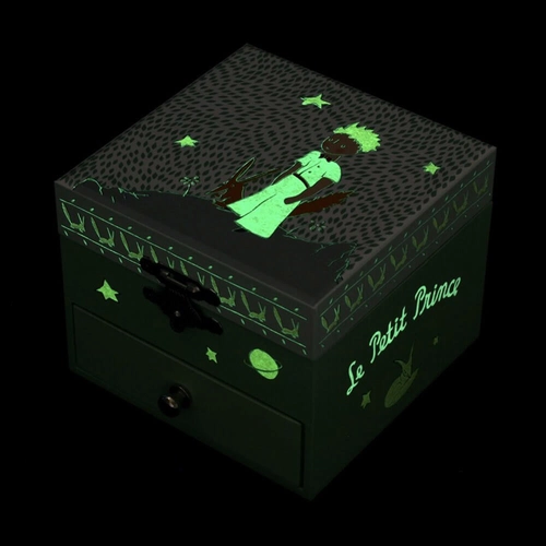 Светеща музикална кутия-куб Малкият принц  - 3
