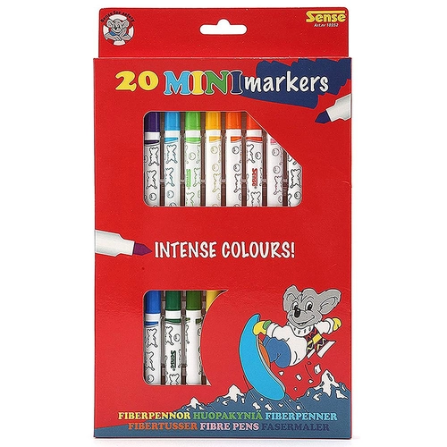 Комплект 20 бр. детски мини маркери | PAT801