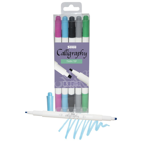 Детски двустранни химикалки за калиграфия Calligraphy Pens | PAT809