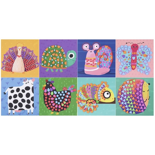 Детски комплект Декорирай със ЕВА стикери картинки Животни | PAT816