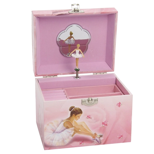 Светеща музикална кутия за бижута с дръжка Балерина  - 5
