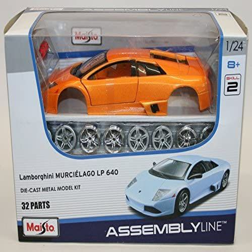 Детска играчка Метална кола за сглобяване Assembly Line Lamborghini Murcielago LP640, 1:24 | PAT928