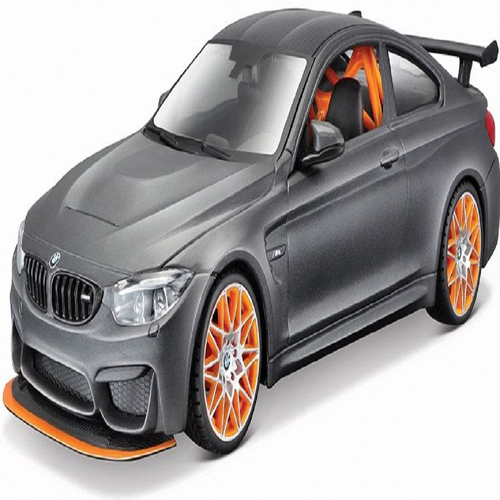 Детска сива метална кола за сглобяване BMW M4 GTS | PAT931