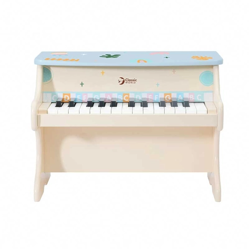 Класическо детско дървено пиано - шарено | PAT1060