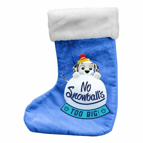 Коледен чорап за детски подаръци с 60 части за оцветяване Пес Патрул  - 1