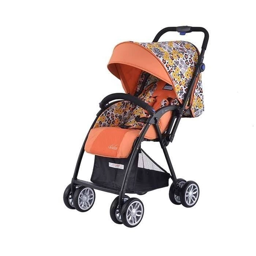 Бебешка комбинирана количка Salsa Prairie Song Оранжева на цветя | PAT1070