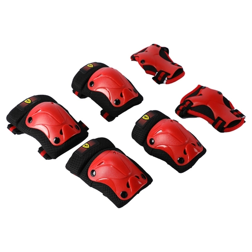 Комплект детски налакътници, наколенки и протектори Ferrari  | PAT1080
