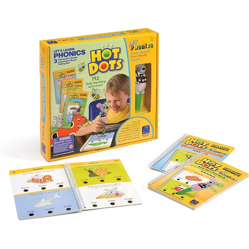 Комплект от 3 детски книжки и говореща писалка Hot Dots | PAT1083