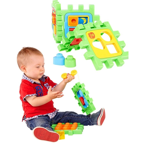 Бебешки образoвателно-музикален куб за игра 2 в 1  - 3