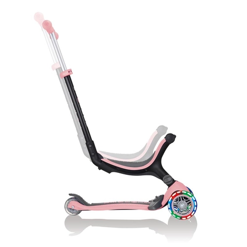 Сгъваема тротинетка с родителски контрол, GO UP Foldable Plus Lights – пастелно розова | PAT1188