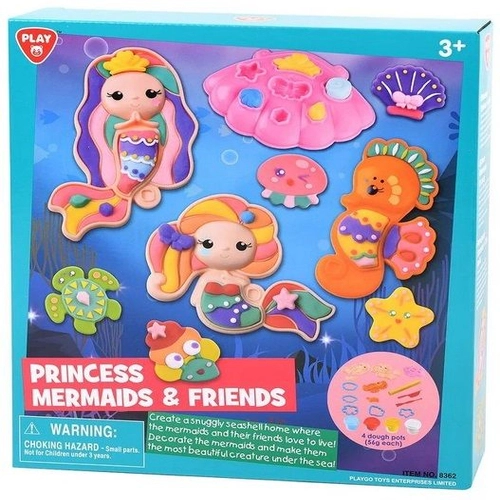 Детски игрален комплект с пластилин Принцеси, русалки и приятели | PAT1273