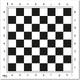 Професионална пластмасова дъска за шах 45 x 45 