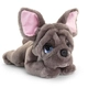 Детска играчка Плюшено легнало куче Френски булдог 32 см  - 1