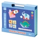 Детска магнитна книга-куфар, Букви, срички и думи на английски език  - 3