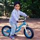 Детски синьо колело за баланс със спирачка Funbee  - 3