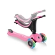 Детска тротинетка Globber 4 в 1 със стабилизатор, GO UP Sporty Plus Lights – наситено розова  - 4