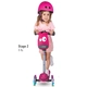 Детски розов скутер Т1  - 8