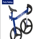 Детско синьо сгъваемо балансиращо колело  - 2
