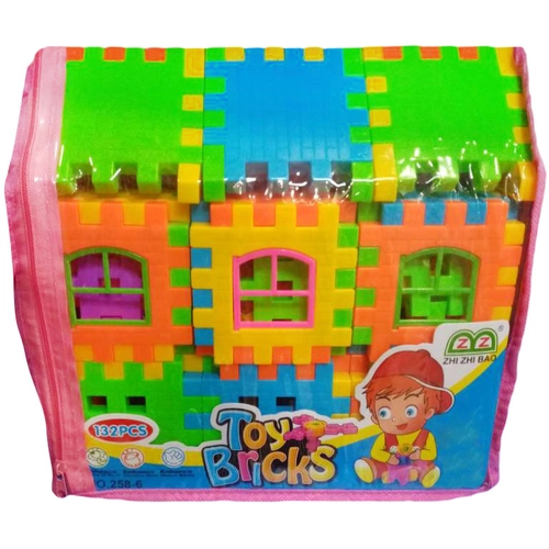 Детски конструктор Строителни блокчета, 132 части | PAT1779