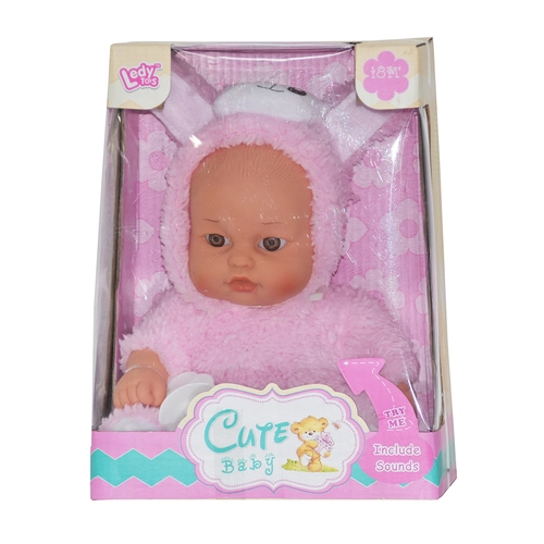 Детска кукла бебе със звуци Зайче | PAT1804