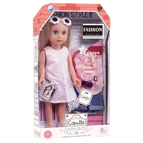 Детска кукла Camilla с дрехи и аксесоари 44 см | PAT1816