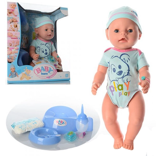 Детска кукла бебе с функции синьо | PAT1819