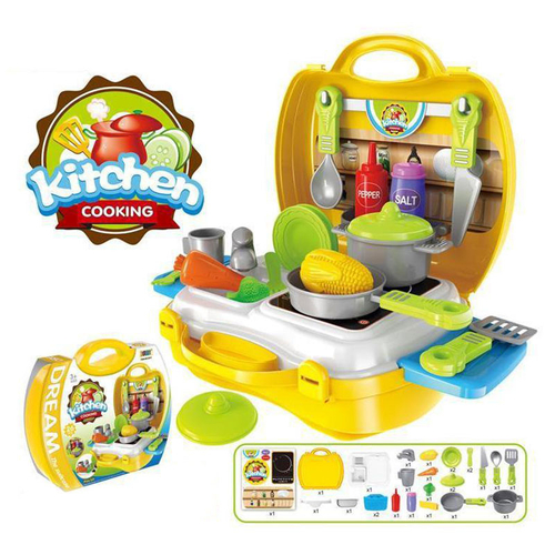 Детска кухня в куфарче 26 аксесоара | PAT1869