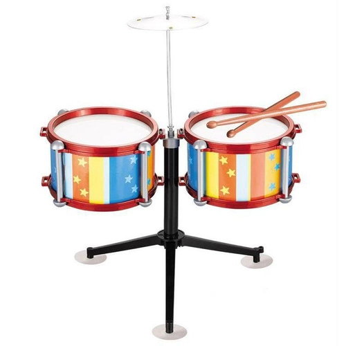 Детски червени барабани със стойка | PAT2028