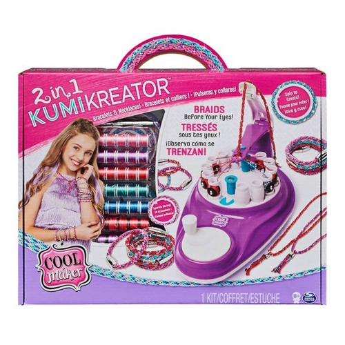Детски комплект за правене на гривни и колиета Cool Maker KumiKreator 2 в 1 | PAT2112