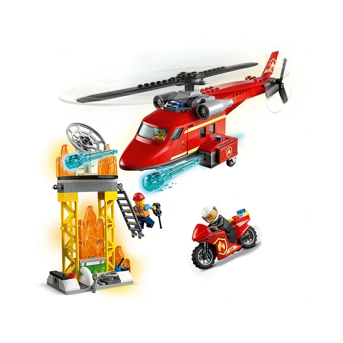 Детски конструктор City Спасителен пожарникарски хеликоптер | PAT2127