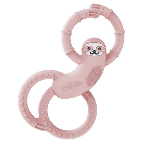 Бебешка розова чесалка за венци Ленивец | PAT2208