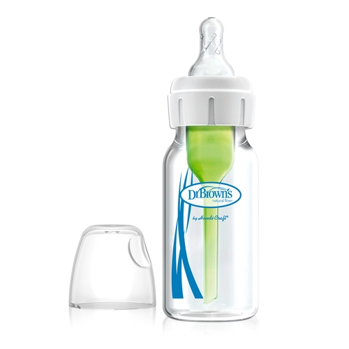 Бебешко стъклено шише Natural Flow Options+ Narrow 120 ml | PAT2236