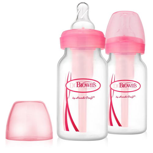 Комплект 2 бр. розови шишета Narrow-Neck Options 120 ml.  | PAT2244