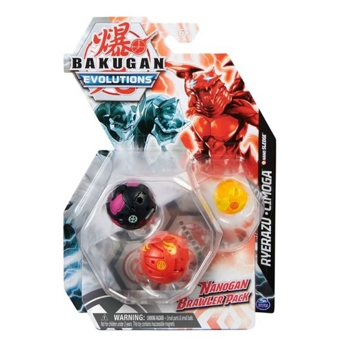 Комплект с топчета Bakugan Evolutions S4 Nanogan Brawler Pack, Ryerazu & Cimoga | PAT2266