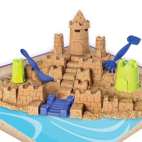 Детски комплект с кинетичен пясък Kinetic Sand Пясъчен замък | PAT2412