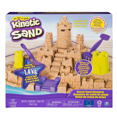 Детски комплект с кинетичен пясък Kinetic Sand Пясъчен замък | PAT2412
