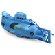 Детска синя подводница с дистанционно Mini със светлини  - 3