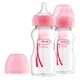 Комплект 2 бр. розови бебешки шишета Options+ РР 270 мл  - 1