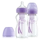 Комплект 2 бр. лилави бебешки шишета Options+ РР 270 мл  - 1